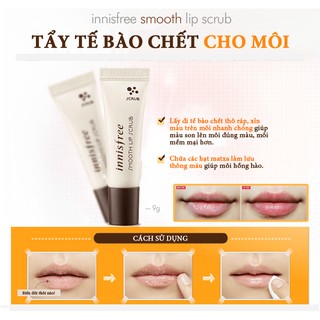 Tẩy da chết môi Innisfree Smooth Lip Scrub