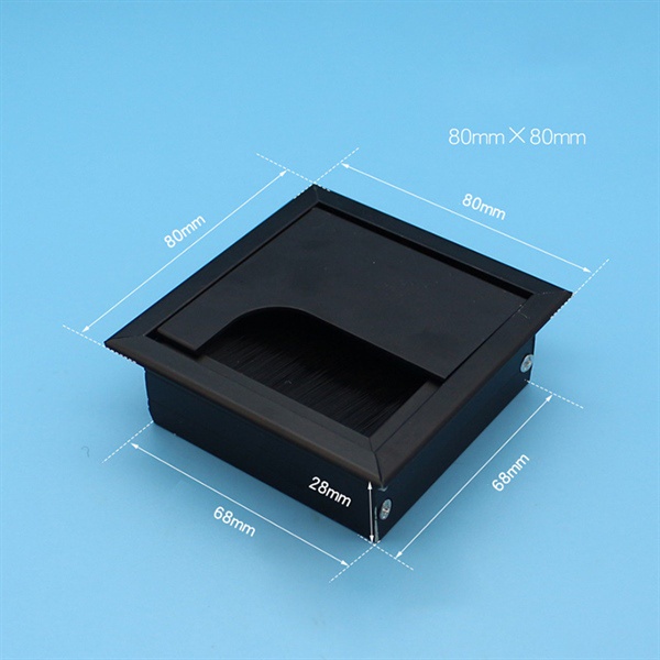 Nắp Luồn Dây Điện Hợp kim Nhôm Sáng Bóng Cao Cấp