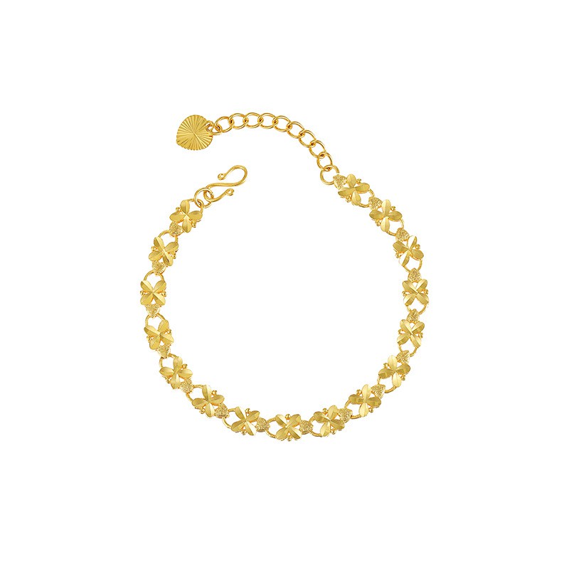Vòng Tay Nữ Mắc Hoa, Mạ Vàng 24K Cao Cấp - XPLT01 | BigBuy360 - bigbuy360.vn