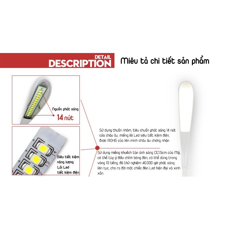 Đèn led chống cận loại nhỏ