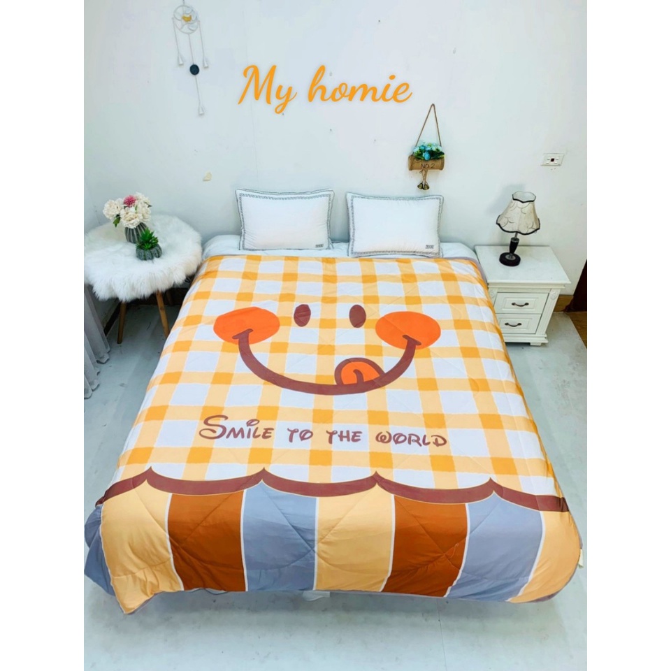 CHĂN THUN LẠNH - Phong cách Hàn Quốc - đắp mùa hè hoặc phòng điều hoà rất hợp