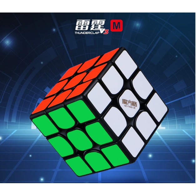 Rubik Qiyi Thunderclap V3 Nam Châm Từ Tính - Cao Cấp ( Quay Nhanh, Mượt, Bẻ Góc Cực Tốt)