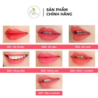 Son 2 Đầu Gold Matte Lipstick Mini Garden