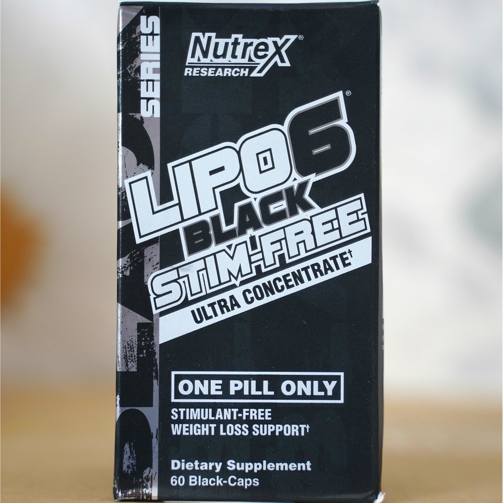 Viên Giảm Mỡ Nutrex Lipo6 Black Stim-Free 60 Viên