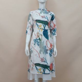 Áo dài cách tân gấm cao cấp