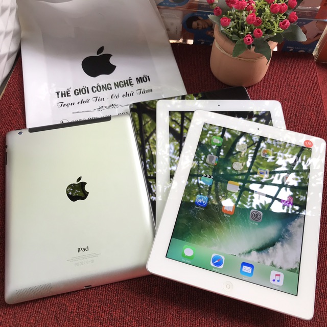 Máy Tính Bảng iPad 4 - 128Gb/ 64Gb/ 32Gb/ 16Gb ( Wifi + 4G) - Zin Màn Đẹp - Pin cực trâu | BigBuy360 - bigbuy360.vn
