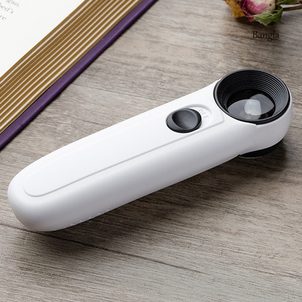 Kính Hiển Vi Cầm Tay Phóng Đại 40x Có Đèn Led