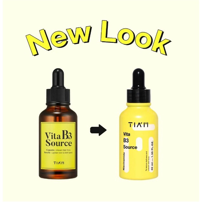 Dòng dưỡng TIAM Vita B5 TONER và serum Vita B3 SOURCE