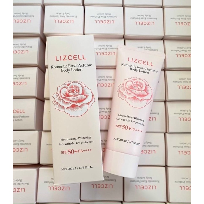SỮA DƯỠNG THỂ CAO CẤP HƯƠNG NƯỚC HOA LIZCELL Romentic Rose