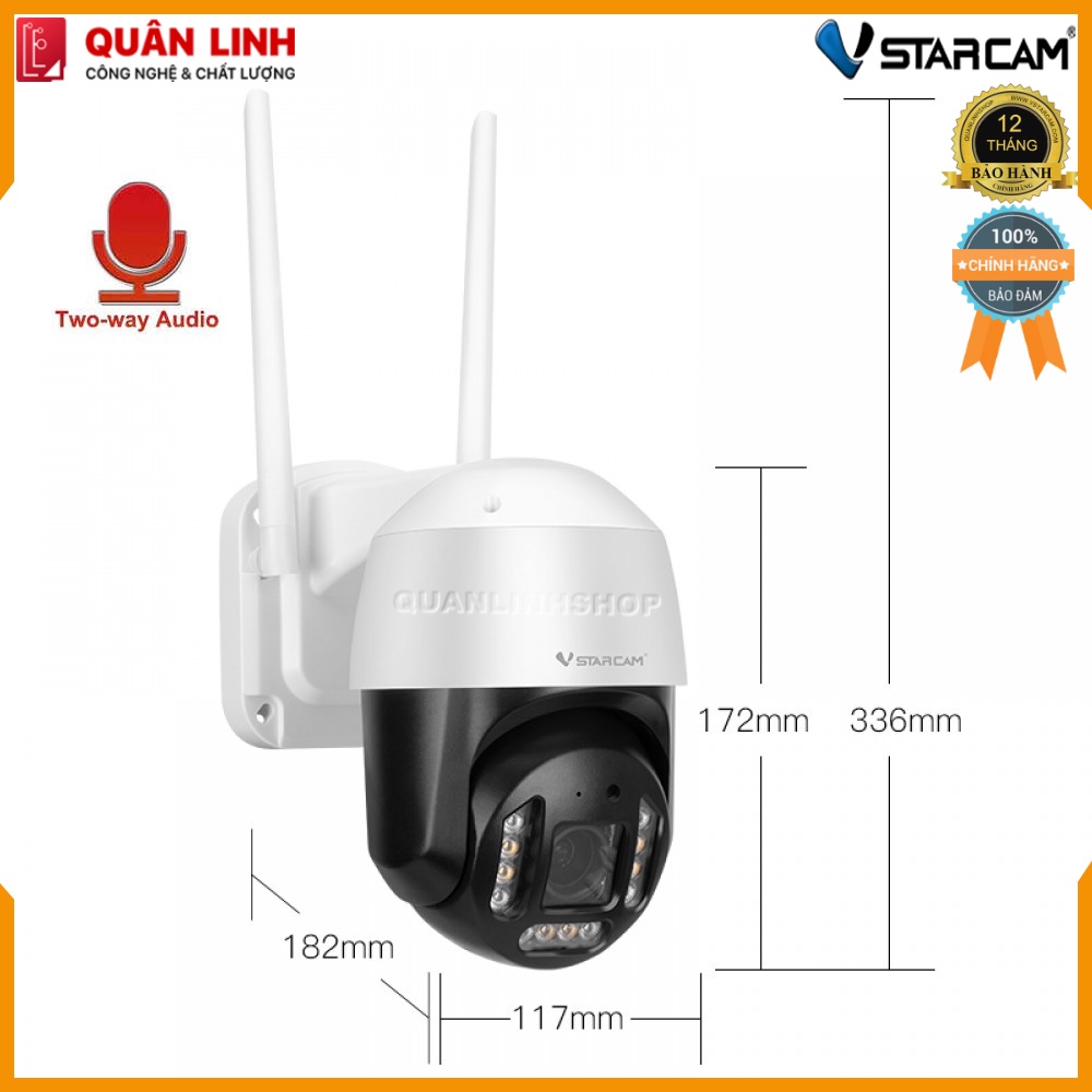 Camera ngoài trời Vstarcam CS68 - X5 Full HD 1080P , zoom xa 5X, bảo hành 12 tháng