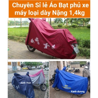Bạt phủ xe máy , bạt che mưa che nắng chất liệu vải dù SP tốt trùm từ xe SH trở xuống loại dày 1,4kg giá 140000₫