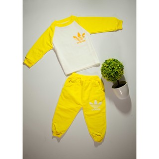 Bộ nỉ da cá adidas cao cổ cho bé