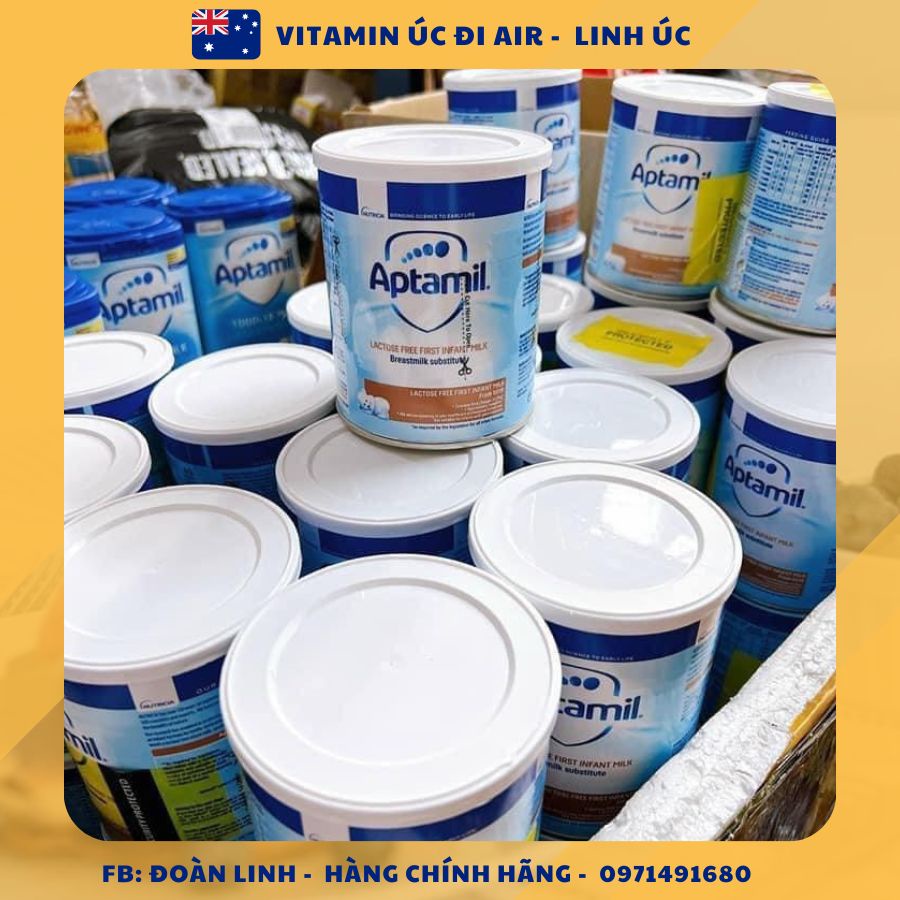 Sữa Aptamil Free Lactose UK dành cho bé bất dung nạp Lactose 400gr, Hàng đi air, Sữa Aptamil Lactose Free ,Date 2025