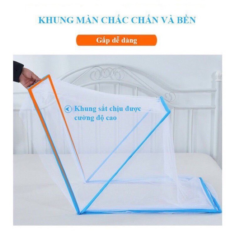 Màn Lưới Chống Muỗi Emmi Bedding Gấp Gọn Tiện Dụng Cho Người Lớn Và Trẻ Em, Màn Chụp Gấp Gọn Thông Minh