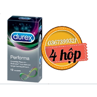 ComBo 4 hộp Durex perfoma loại 12 bao/hộp