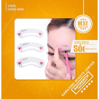 Combo 3 khuôn kẻ chân mày dáng đẹp tiện dụng- Hanayuki Asia