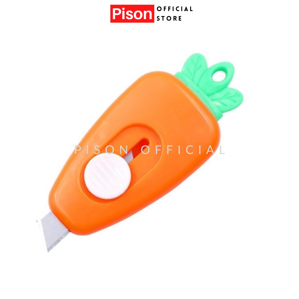 Dao rọc giấy Cà rốt Pison loại tốt kích thước 7*3cm - PVN2082 - 1 cái