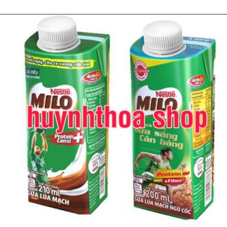 Thùng 24 hộp Milo Nắp Vặn 200ml/210ml