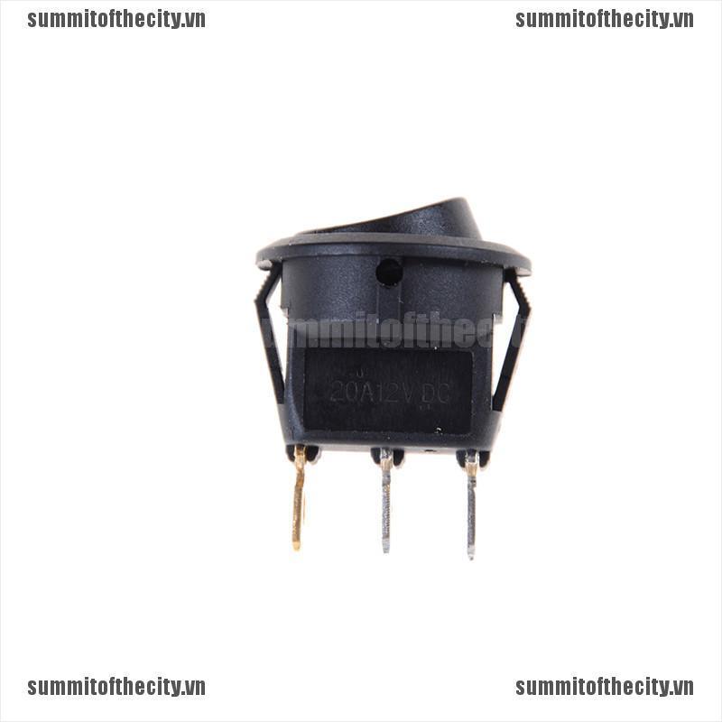 1 Công Tắc Đèn LED Tròn 12V Mới Cho Xe Hơi