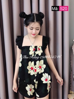 Bộ cánh tiên hoa lụa cát