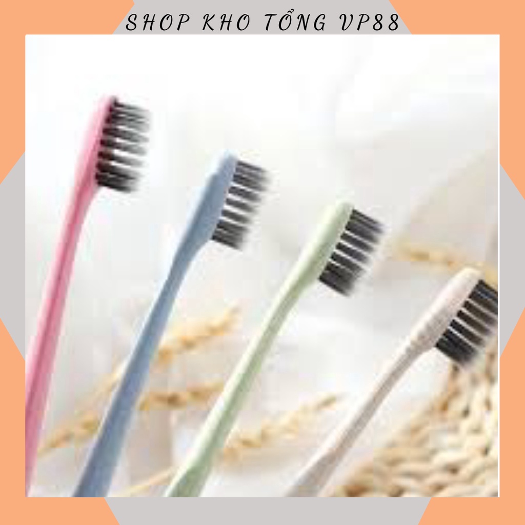 Bàn chải đánh răng làm từ than tre hoạt tính và lúa mạch-2254-KHO TỔNG