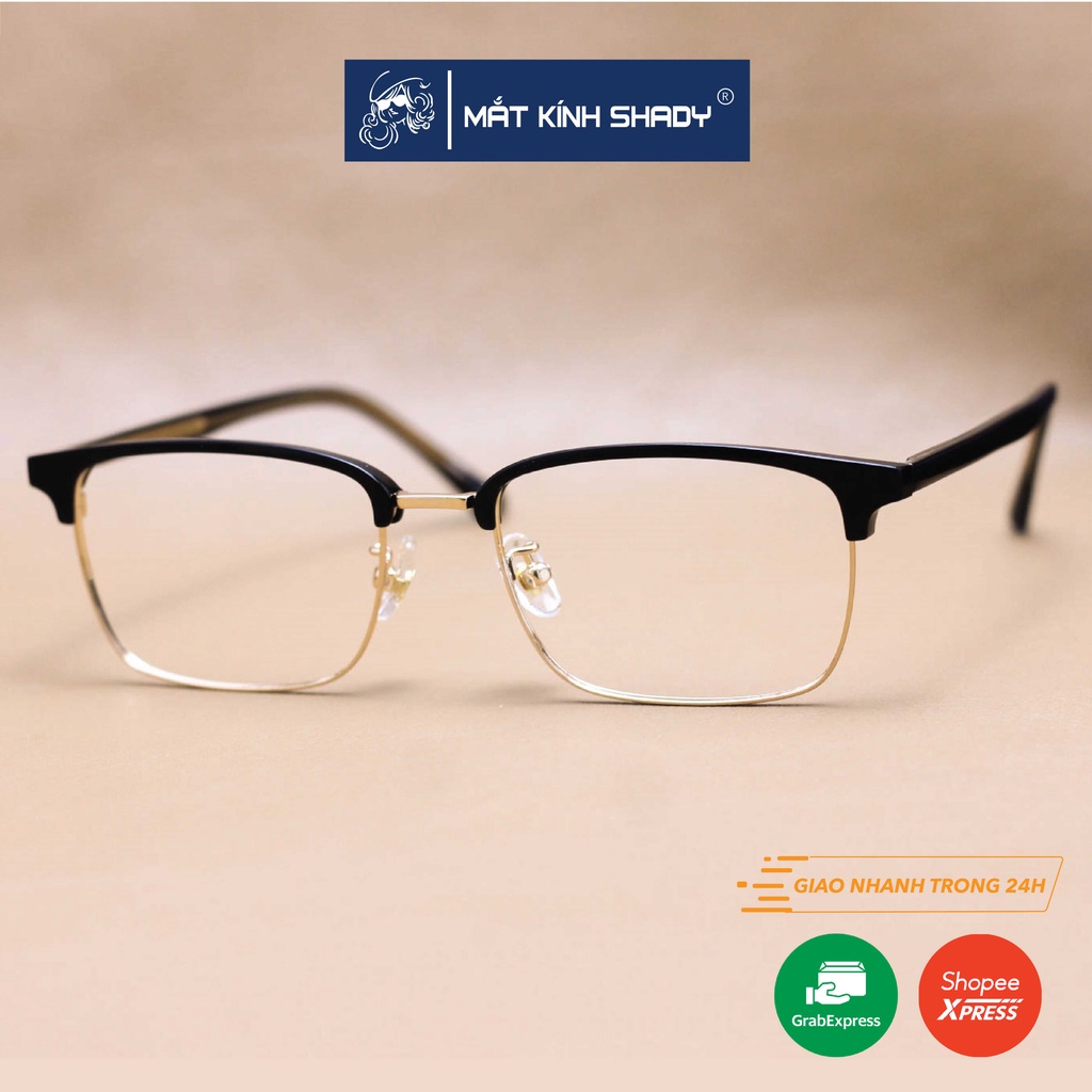 Gọng Kính Cận Hợp Kim Shady Unisex G2008 (Nhiều Màu)