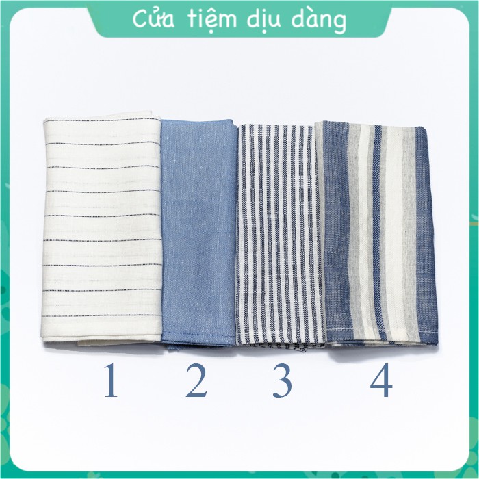 Khăn tay nam ( khăn mùi xoa) chất liệu linen (đũi) dành cho nam giới - ưu điểm nhỏ gọn, nhẹ và mềm mại