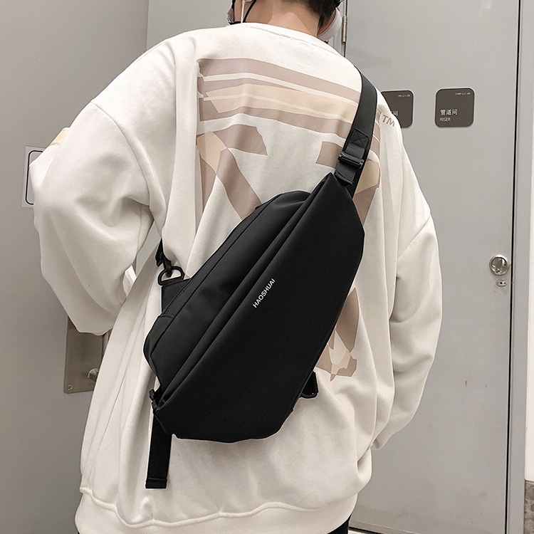 Túi đeo chéo hông trước ngưc·nam chất liệu vải Oxford cao cấp chống nước phong cách Hàn Quốc - TB05