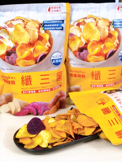Khoai lang sấy tổng hợp Đài Loan 450 gram