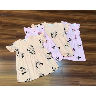 Set 2 váy Hm minnie cotton cho bé gái 2/6y