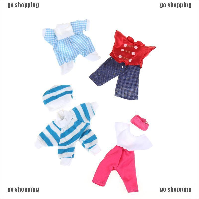 {go shopping}5set Cute Handmade Clothes Dress For Mini Doll Outfit Gift Colorful