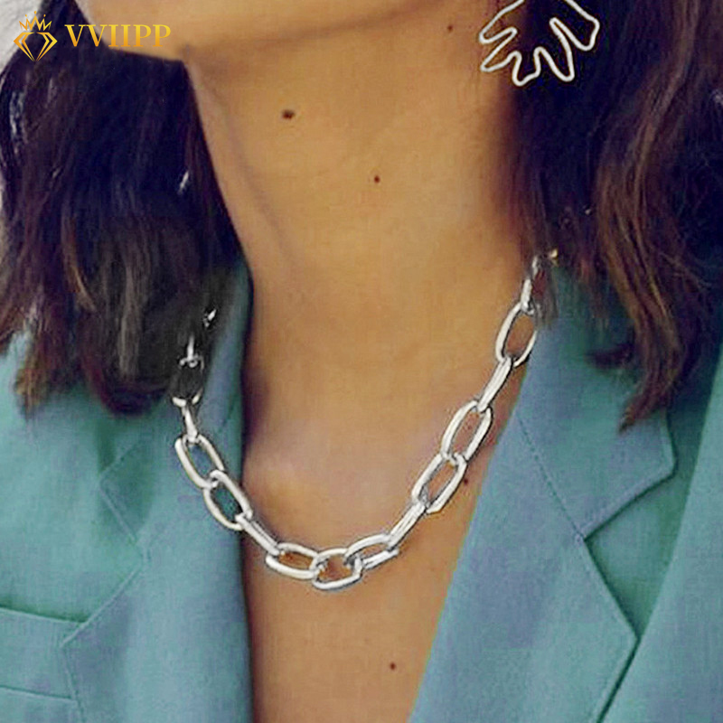 Dây Chuyền Mạ Vàng / Bạc Nhiều Lớp Thiết Kế Sáng Tạo Phong Cách Hàn Quốc