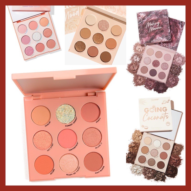 Bảng phấn mắt Colourpop Baby Got Peach/ Making Mauves/ Going Coconuts/ Miss Bliss/ Nude Mood