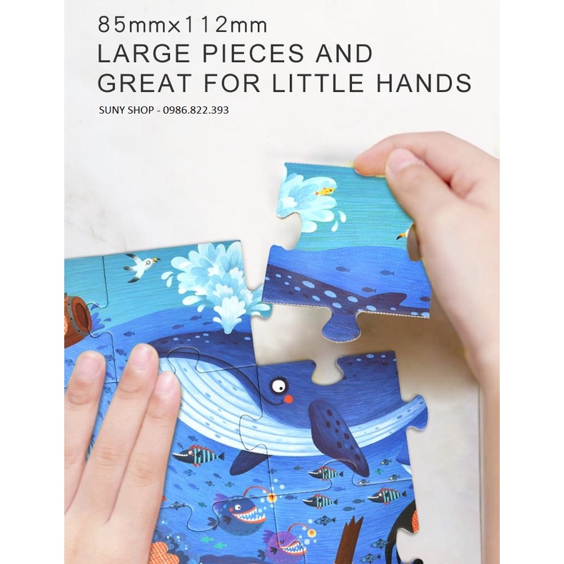 BỘ XẾP HÌNH SECRET PUZZLE-MIDEER-CHÍNH HÃNG