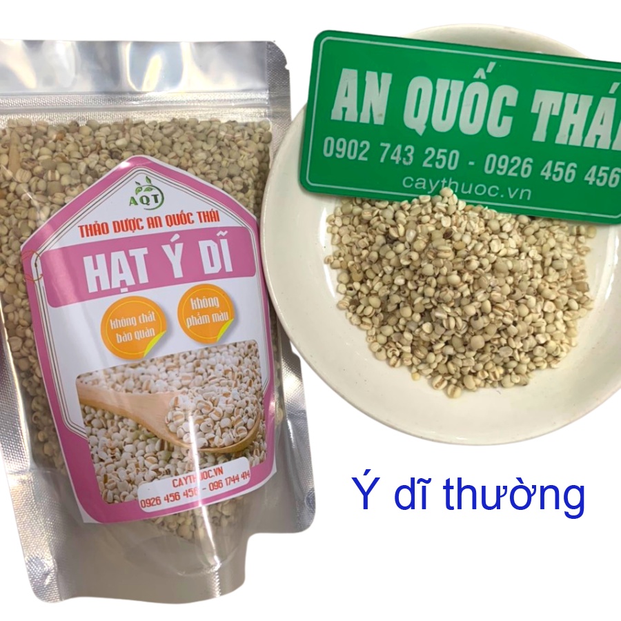 Ý Dĩ Nếp (Hạt Bo Bo) 500g, Lợi Sữa, Thông Tiểu, Hạt Ý Dĩ Tách Vỏ Nấu Chè Ngon, Tốt Sức Khỏe