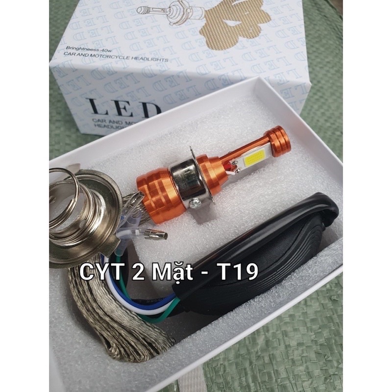 🔥ĐÈN PHA LED CYT 2 TIM LED H4🔥