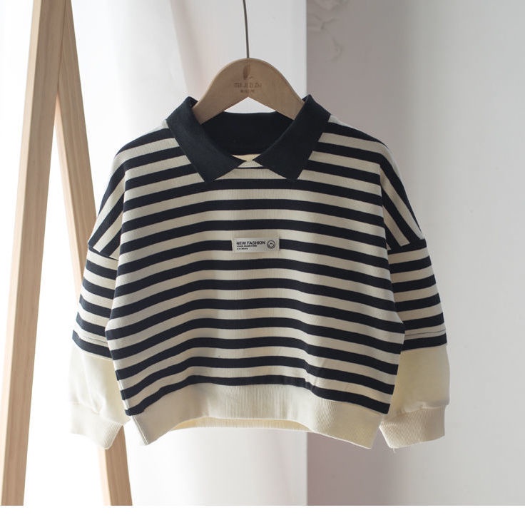 Áo sweater dáng rộng thời trang xuân thu 2021 dành cho trẻ em