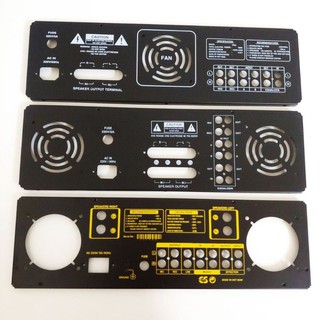 Mặt sau amply mặt sau amply 2 quạt