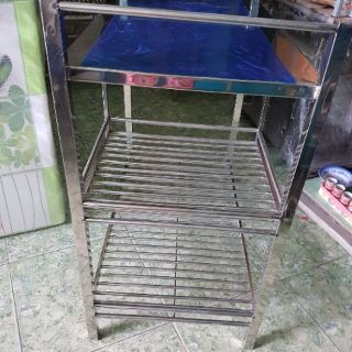 Kệ bếp gas đôi inox 201