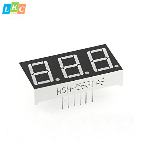 2 chiếc- led 0.56 INCH đỏ K chung