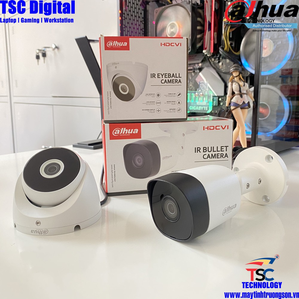 Camera DAHUA HDCVI Cooper 2MP HACB2A21P &amp; HACT2A21P | Dahua DSS