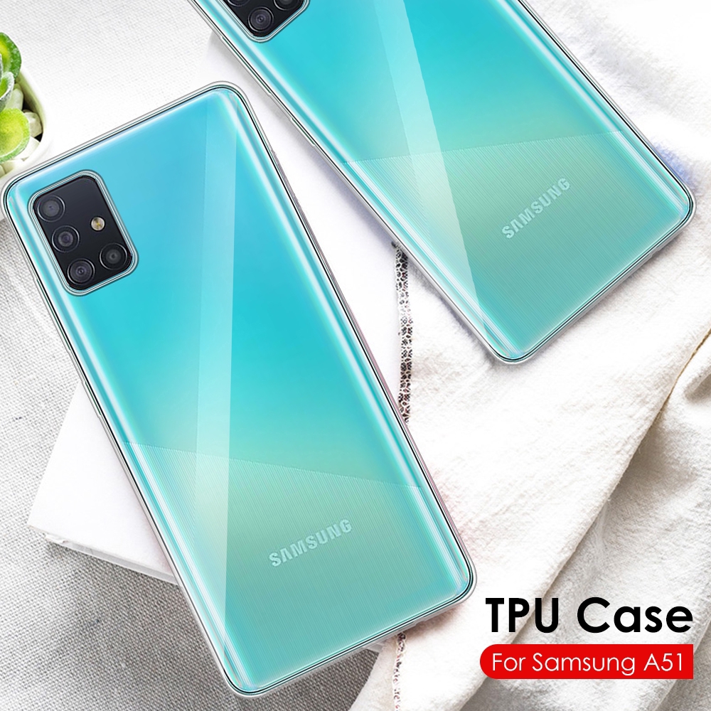 Ốp điện thoại dẻo TPU trong suốt nhiều màu sắc cho Samsung Galaxy A51 A71 | WebRaoVat - webraovat.net.vn