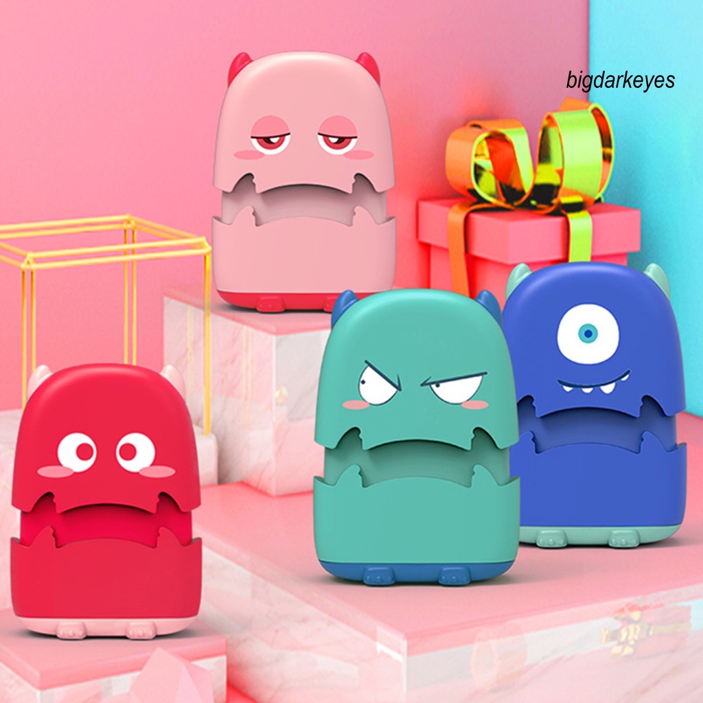 Con Dấu Bằng Nhựa Hình Quái Vật Hoạt Hình Dễ Sử Dụng Cho Quần Áo