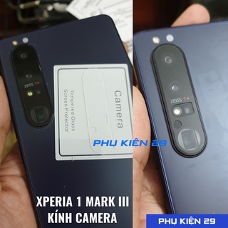 [Sony Xperia 1 Mark 3/ 1 Mark III/ 1 III] Combo dán lưng 3D vân Cacbon, dán kính chống xước CAMERA