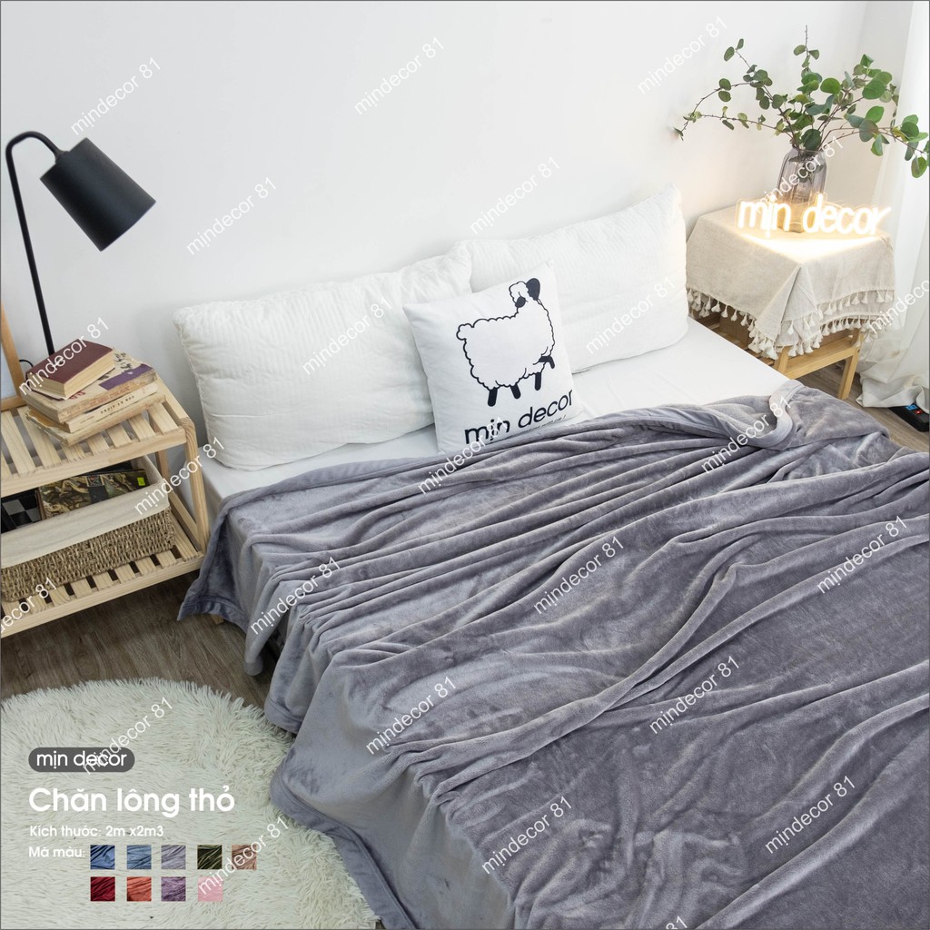 Chăn Lông Thỏ ☀️FREESHIP☀️  Lông Tuyết Muji ULTIMATE BLANKET - Loại Hè Thu Đông Cao Cấp