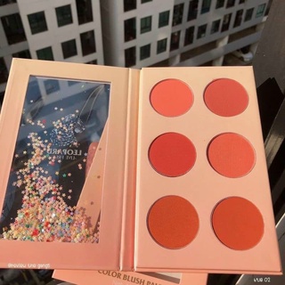Má hồng 6 ô Nee Cara Color Blush Palette