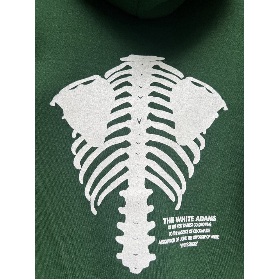 Áo Hoodie Bộ Xương THE WHITE ADAMS, Áo đôi Hoodie Đen, Xanh Lá form Unisex Nam Nữ