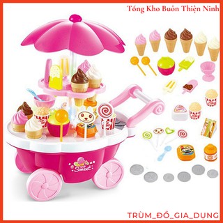 ĐỒ CHƠI XE ĐẨY BÁN KEM CÓ NHẠC