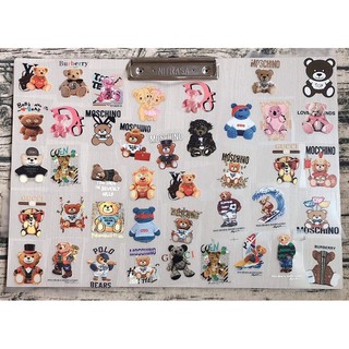 Sticker hình ủi nhiệt gấu