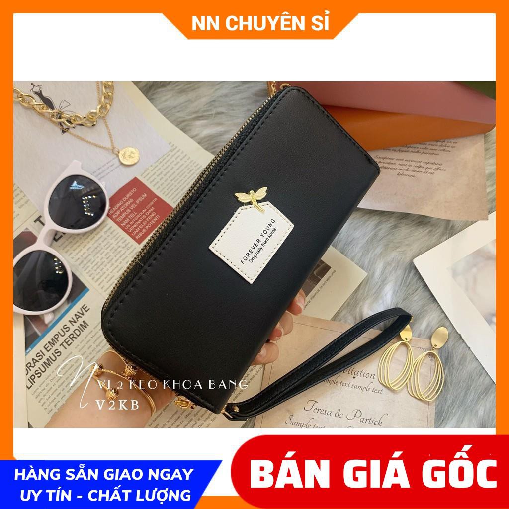 VÍ 2 KÉO LOGO CHUỒN CHUỒN XINH XẮN V1KB - 159 ⚡100% ẢNH THẬT⚡HÀNG QC